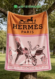 Hermes Throw Blankets